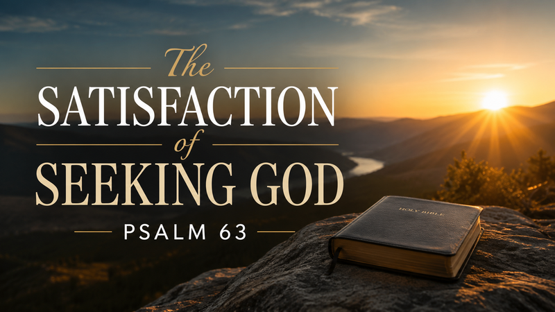  The Satisfaction of Seeking God