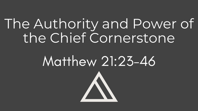 The Authority and Power of the Chief Conerstone