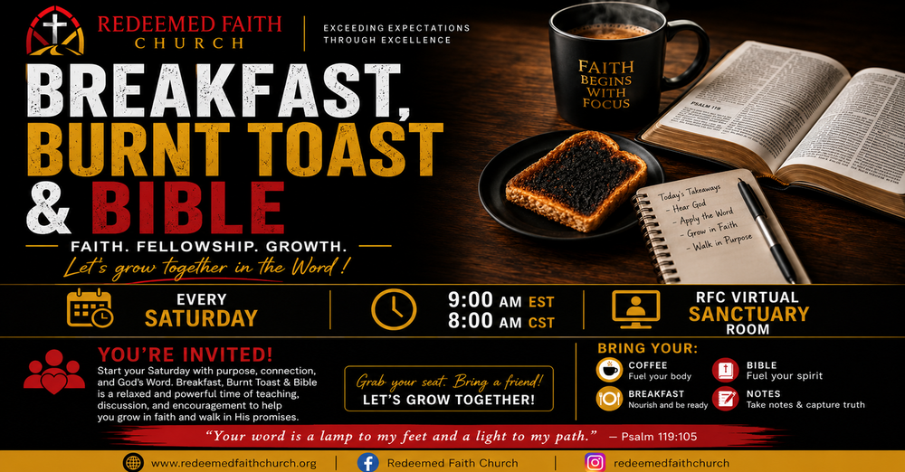 Breakfast, Burnt Toast & Bible