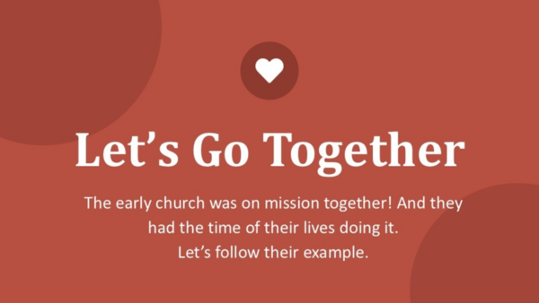 Let's Go Together!