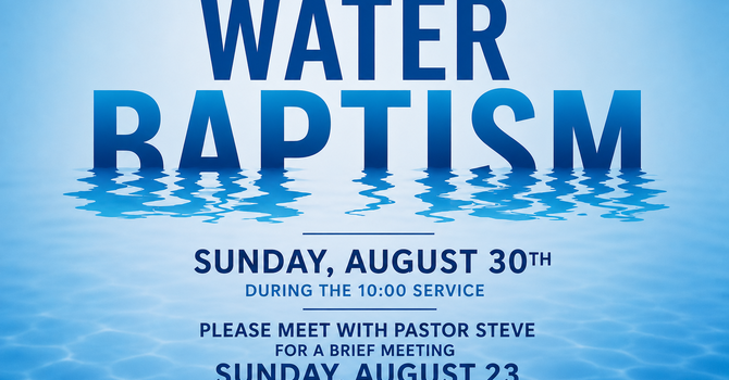 Baptism Sunday