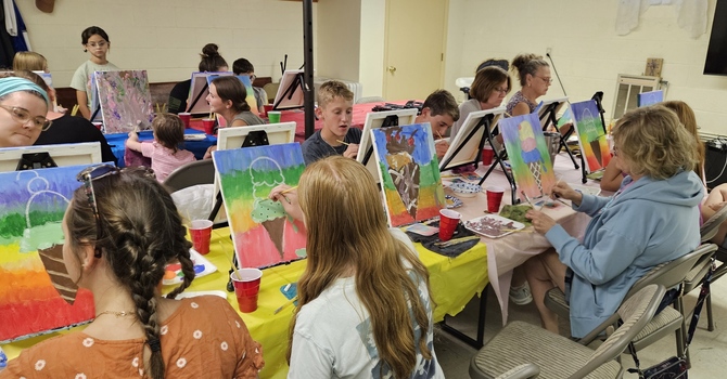 Paint Night & Ice Cream Social image