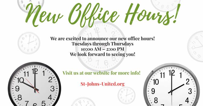 New Office Hours