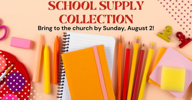 Back to school supplies needed.