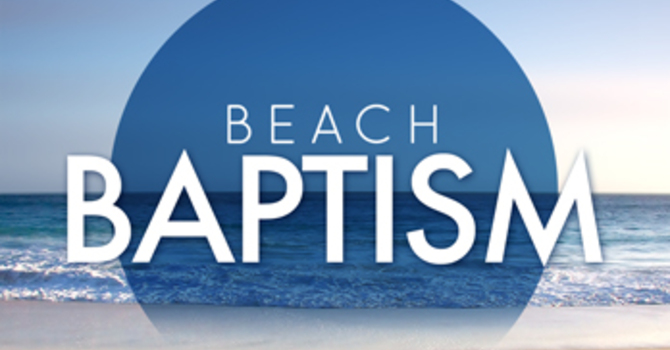 Beach Baptism Service