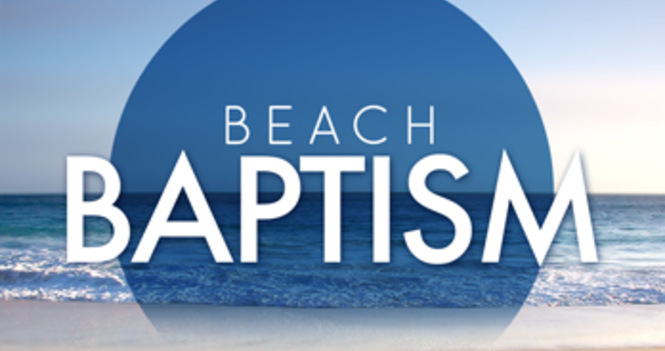 Beach Baptism Service