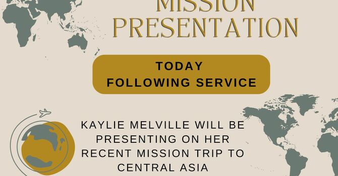 Kaylie Melville Mission Presentation 