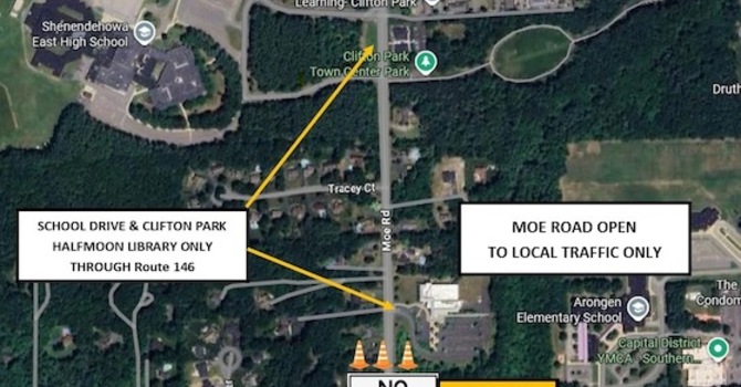 Road Closed South of CPCC image