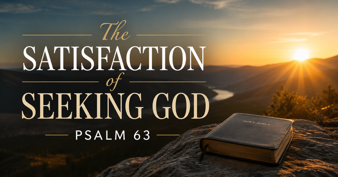  The Satisfaction of Seeking God