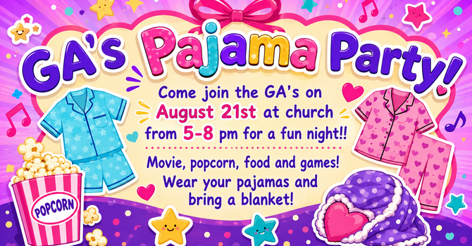 GA's Pajama Party!