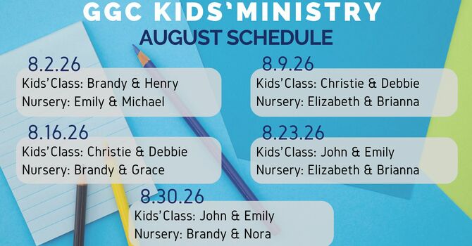 Children's Ministry Volunteer Rotation image