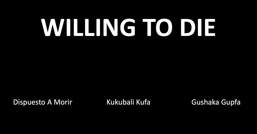 Willingness To Die
