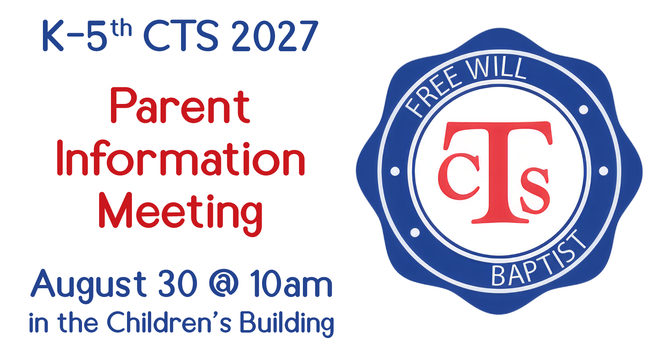 K-5 CTS 2027 Parent Information Meeting