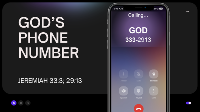 God's Phone Number