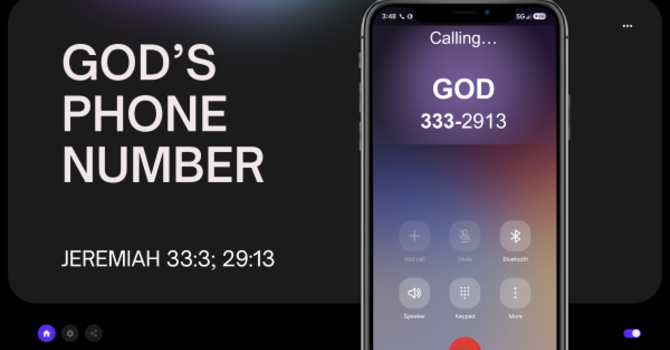 God's Phone Number