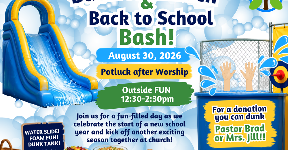 Back to Church Back to School Bash