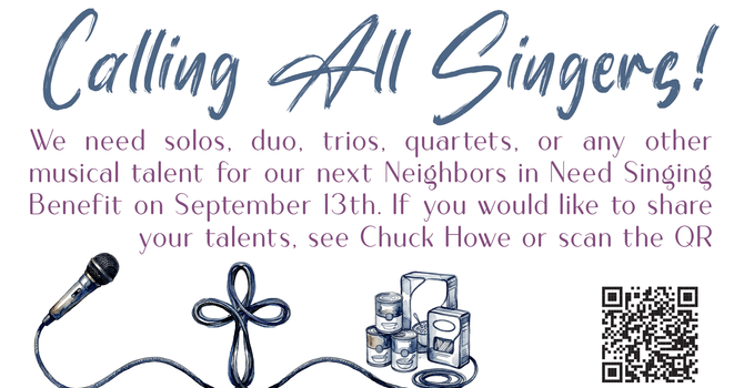 Neighbors in Need Benefit Singing
