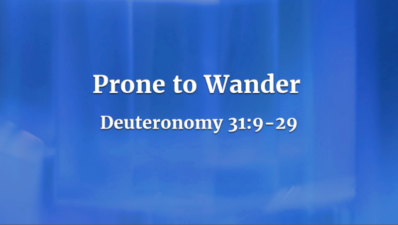 Prone to Wander
