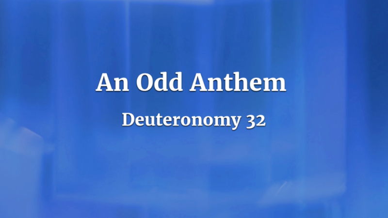 An Odd Anthem