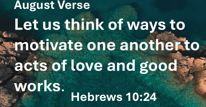 August Memory Verse image