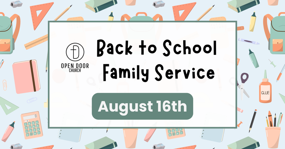 Back to School Family Service