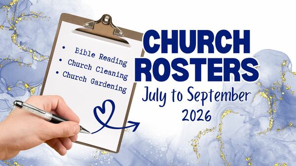 JULY - SEPTEMBER 2026 ROSTERS