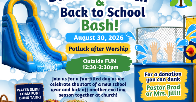 Back to Church Back to School Bash