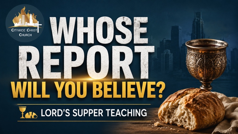 WHOSE REPORT WILL YOU BELIEVE?