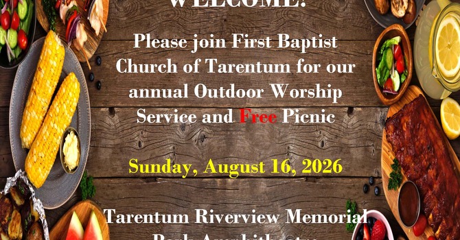 Annual Outdoor Worship Service and Church Picnic