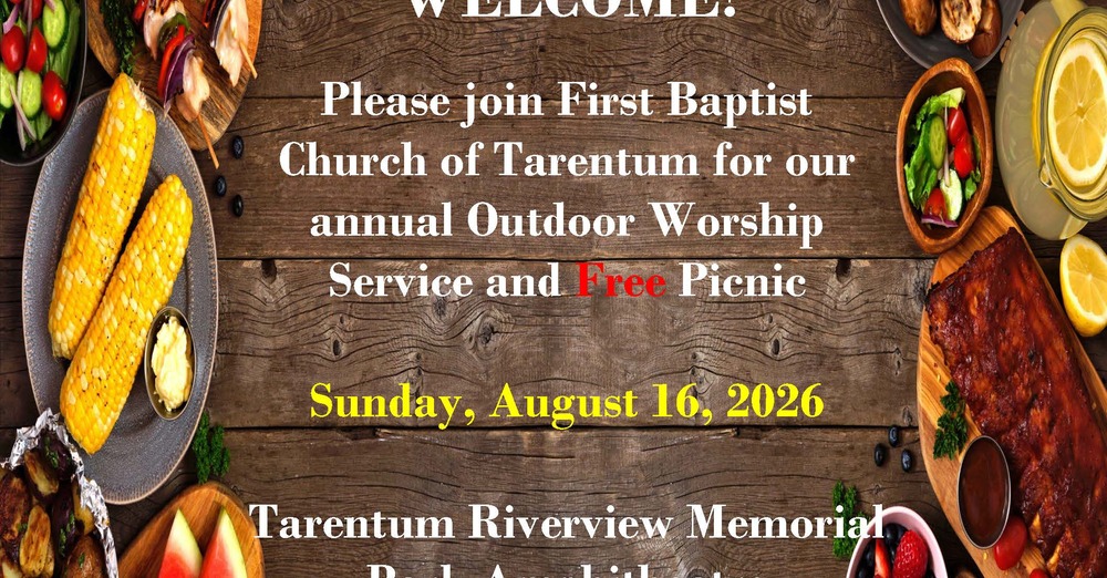 Annual Outdoor Worship Service and Church Picnic