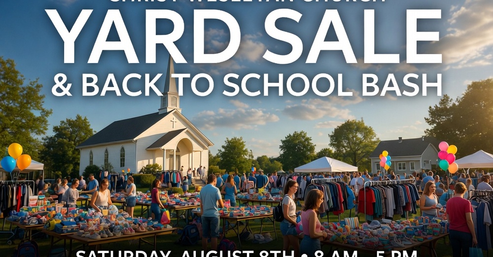 Yard Sale & Back To School Bash