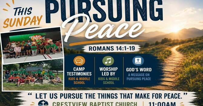 Pursuing Peace