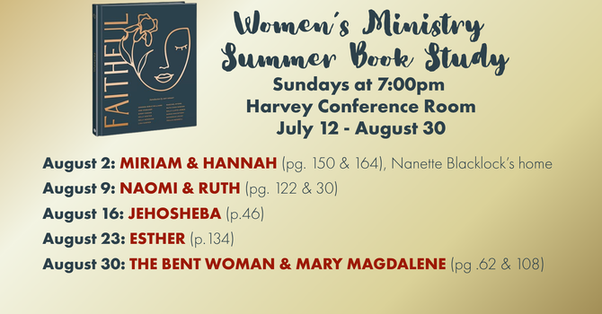 Women's Ministry - Summer Book Study