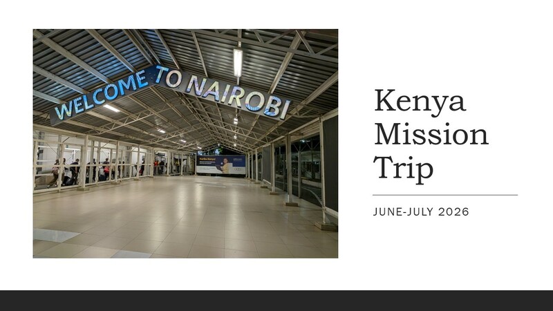 Kenya Mission 2026