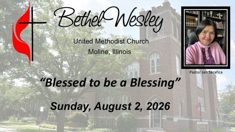 “Blessed to be a Blessing"