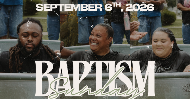 Baptism Sunday