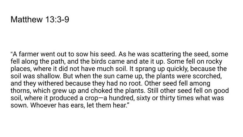 Tending the Soil