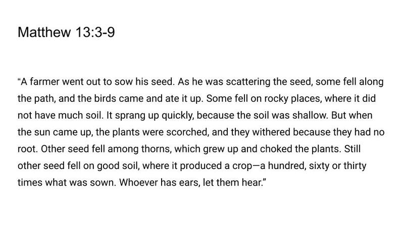 Tending the Soil