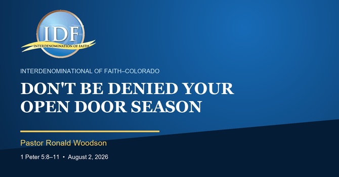Do Not Be Denied Your Open Door Season