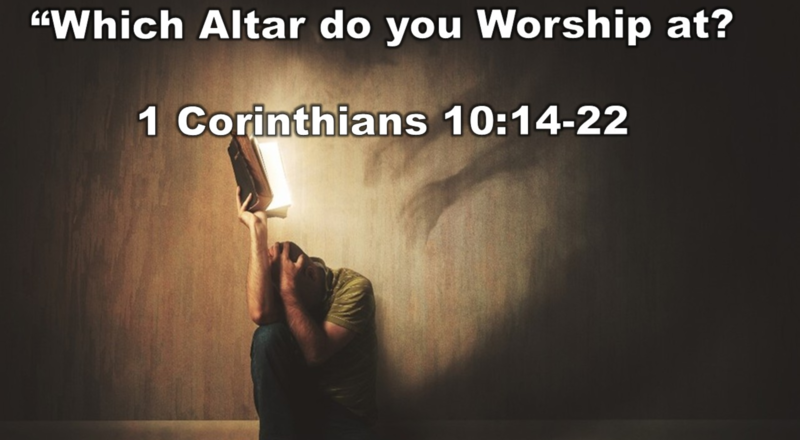 "Which altar do you worship at?” 
