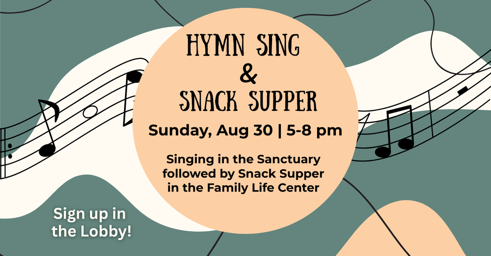 Hymn Sing/Finger Food Supper