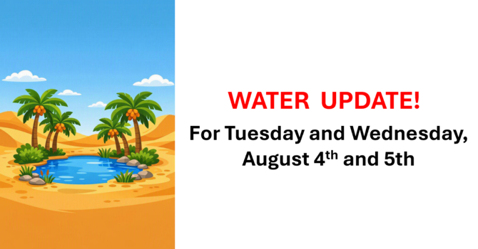 Water Update 8/4