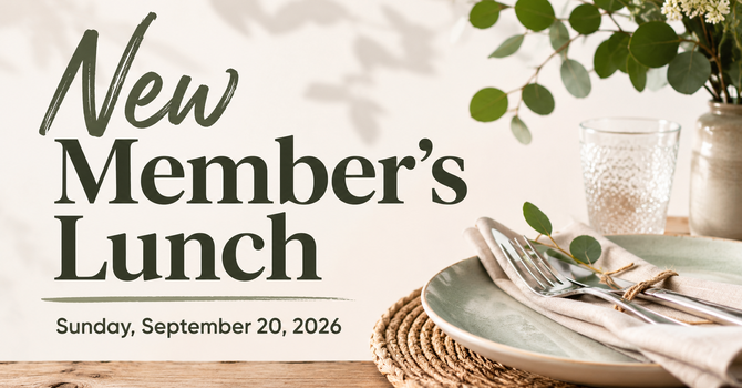 New Member's Lunch