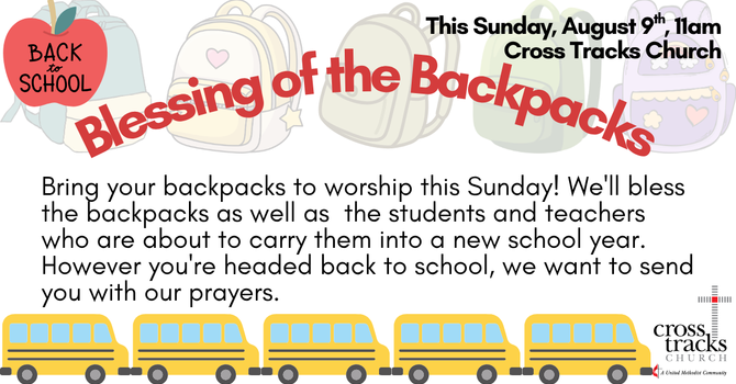 Blessing of the Backpacks