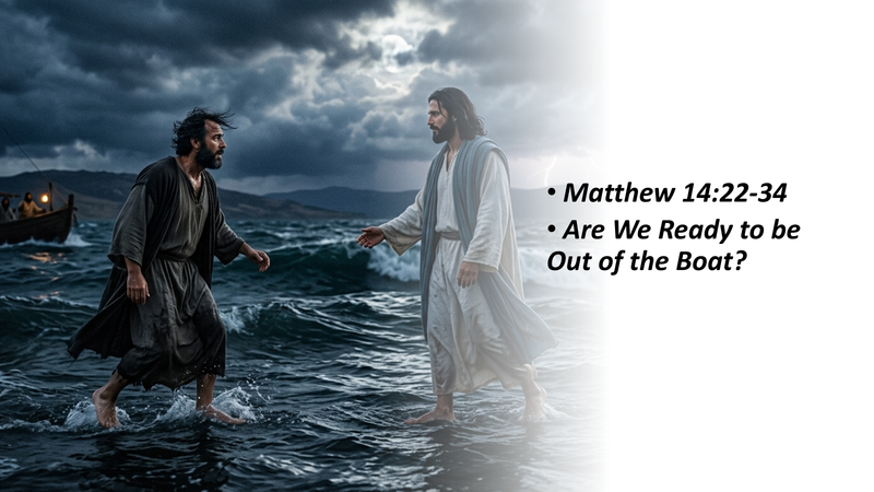 Are We Ready to be Out of the Boat?