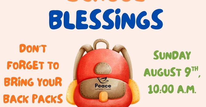 Back Pack Blessings