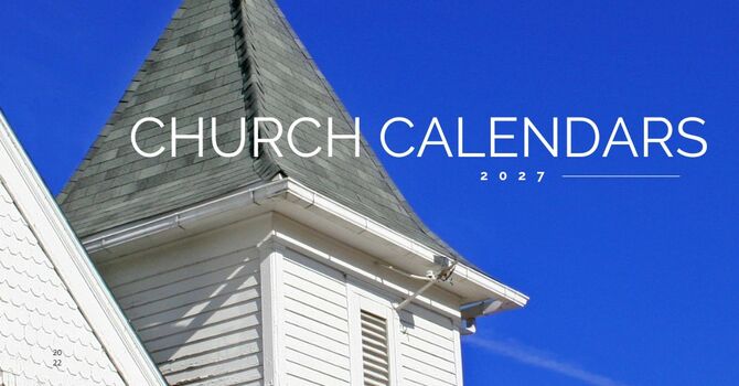 Order Your Anglican Church Calendars 