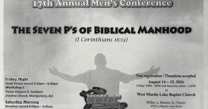 West Mastin Lake Men's Conference