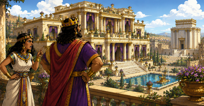 June 12, 1st Kings 7, 2nd Chronicles 4 image