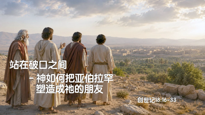 站在破口的代祷者 - 神把亚伯拉罕塑造成祂的朋友